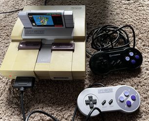 Super Nintendo and super Mario World