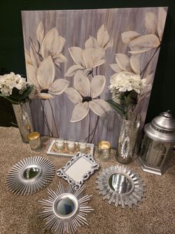 Silver/Grey home decor