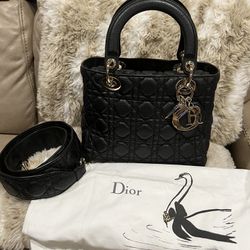 Authentic Lady Dior Bag 