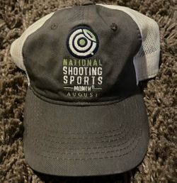 National Shooting Sports Month of August adjustable baseball cap