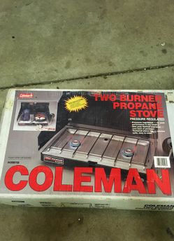 Coleman two burner stove