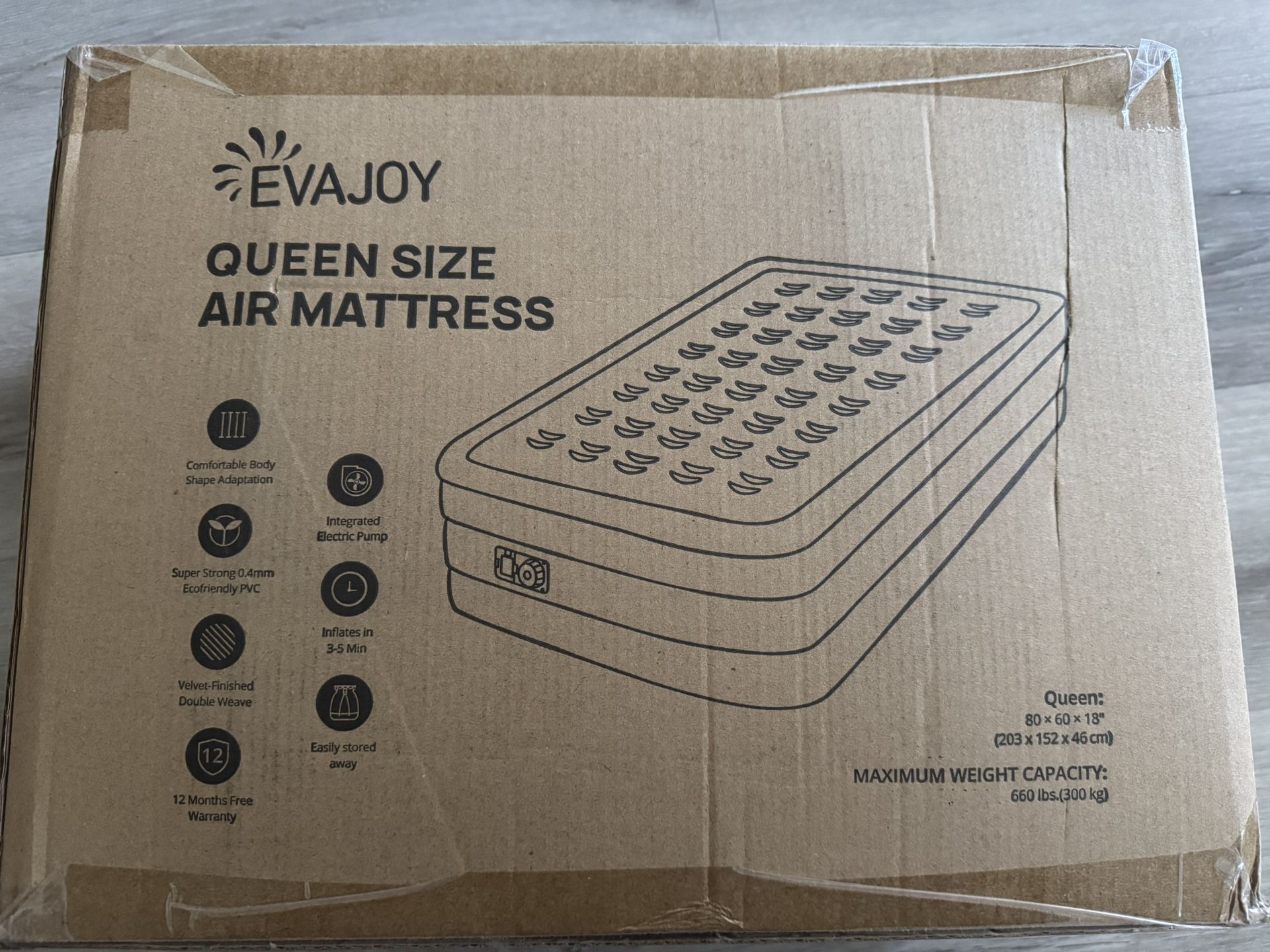 EVAJOY Queen Size Air Mattress