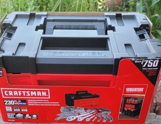 Craftsman 230 pc SAE and Metric Polished Chrome and Versastack Compatible  