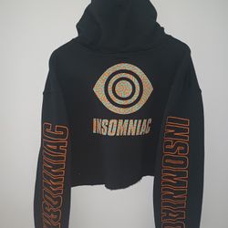 Insomniac Eye Guy Crop Hoodie