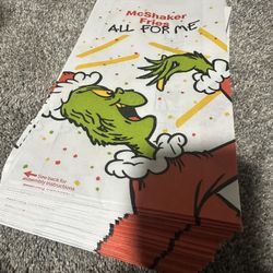 McDonald’s Grinch Holiday Shaker Bags Lot