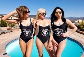 NFL Raiders Bodysuit - Women’s Size L Pre-owned