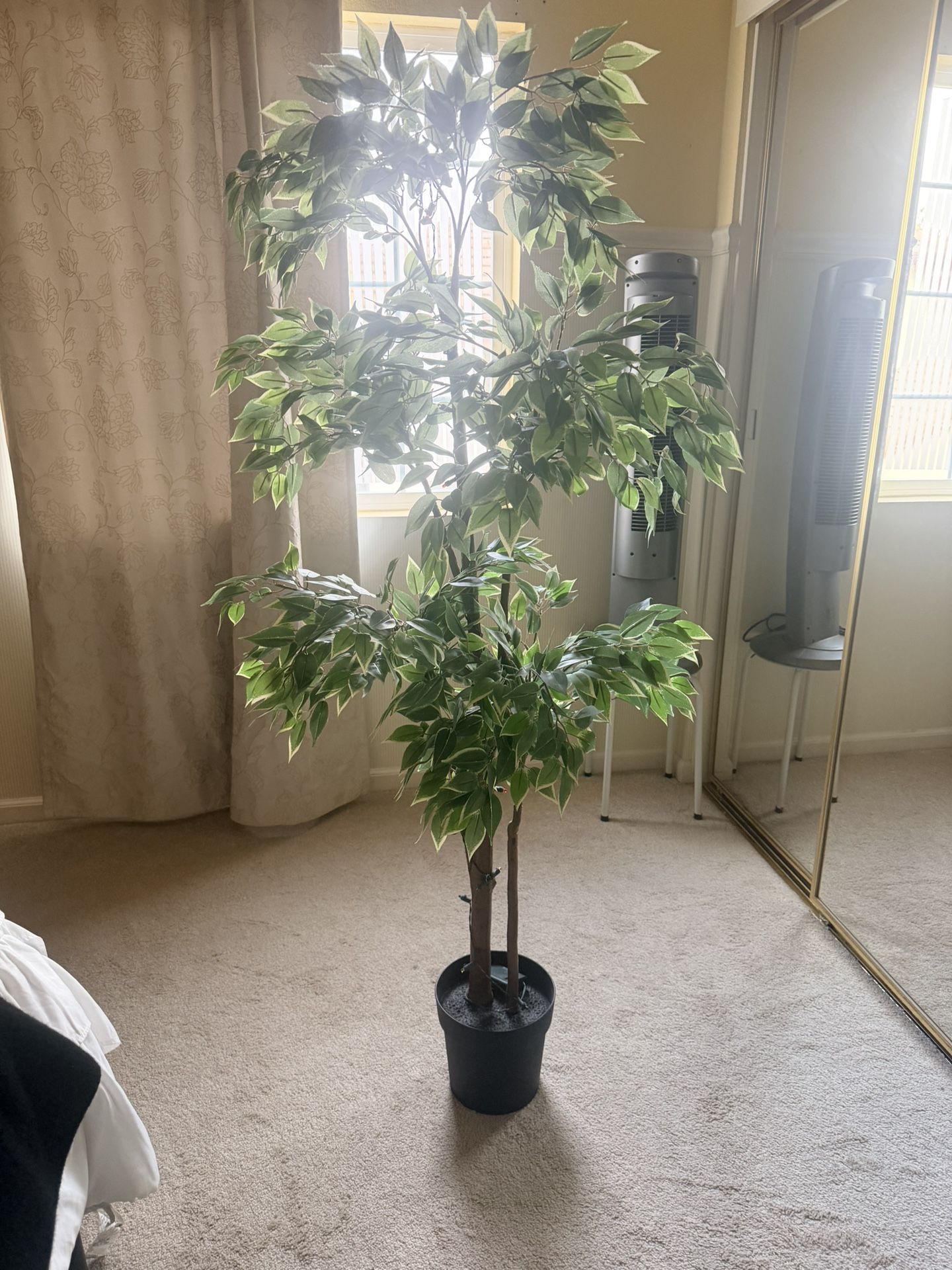 IKEA FEJKA Artificial potted plant, indoor/outdoor Weeping fig, 8 ¼ "