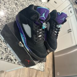 Jordan Black Grape 5’s