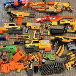 Nerf gun collection