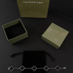 Van Cleef Silver / Black Bracelet 