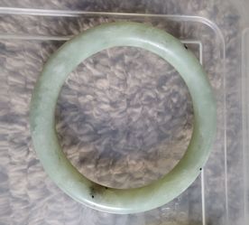 Jade Jewelry - 2 Bangles, Knotted Bracelet and Necklace and Jade and Coral Pendant with 24in. Chain in a case - pre-owned starting at $25