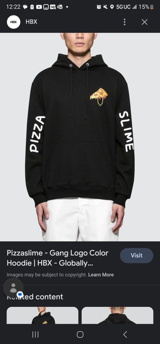 Pizza SLIME CHAMPION HOODIE
