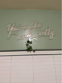 Neon Sign your pretty wedding sign