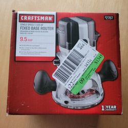 craftsman fixed base router :brand new