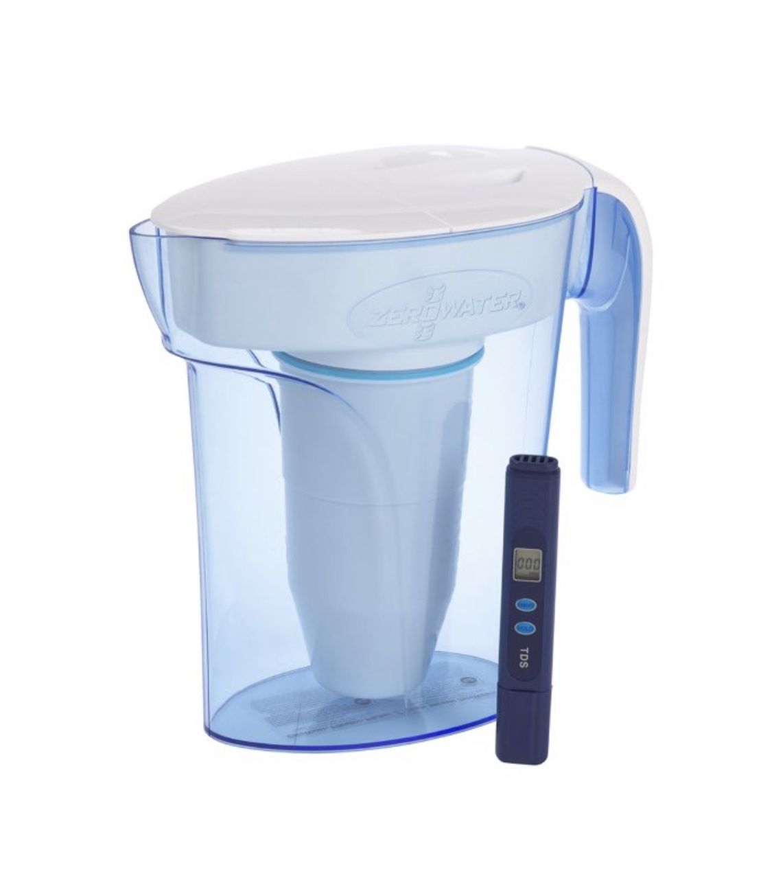 NEW - ZeroWater® 7 Cup Ready-Pour® Filtered Pour-Through Water Pitcher Free Ship