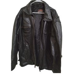 XXL Jacket Lucky Leather Genuine Black