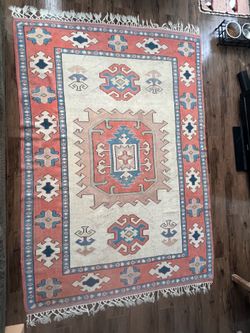 Large Turkish area rug 7.5’ x 5.5’