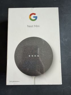 Google Nest Mini 2nd Gen – Brand New Sealed (Charcoal)