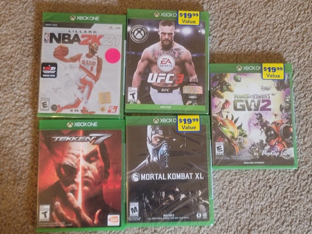 All 5 Brand New Xbox One Games