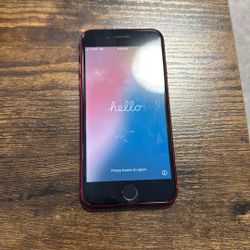 Red IPhone SE