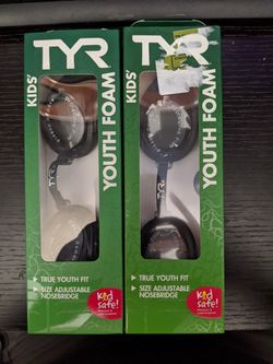 TYR youth swim goggles