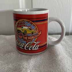 Vintage coca cola ceramic coffee mug