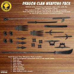 Mezco One 12 Collective weapons pack