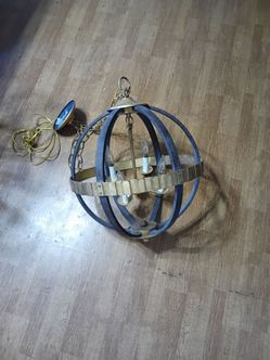Farm style chandelier