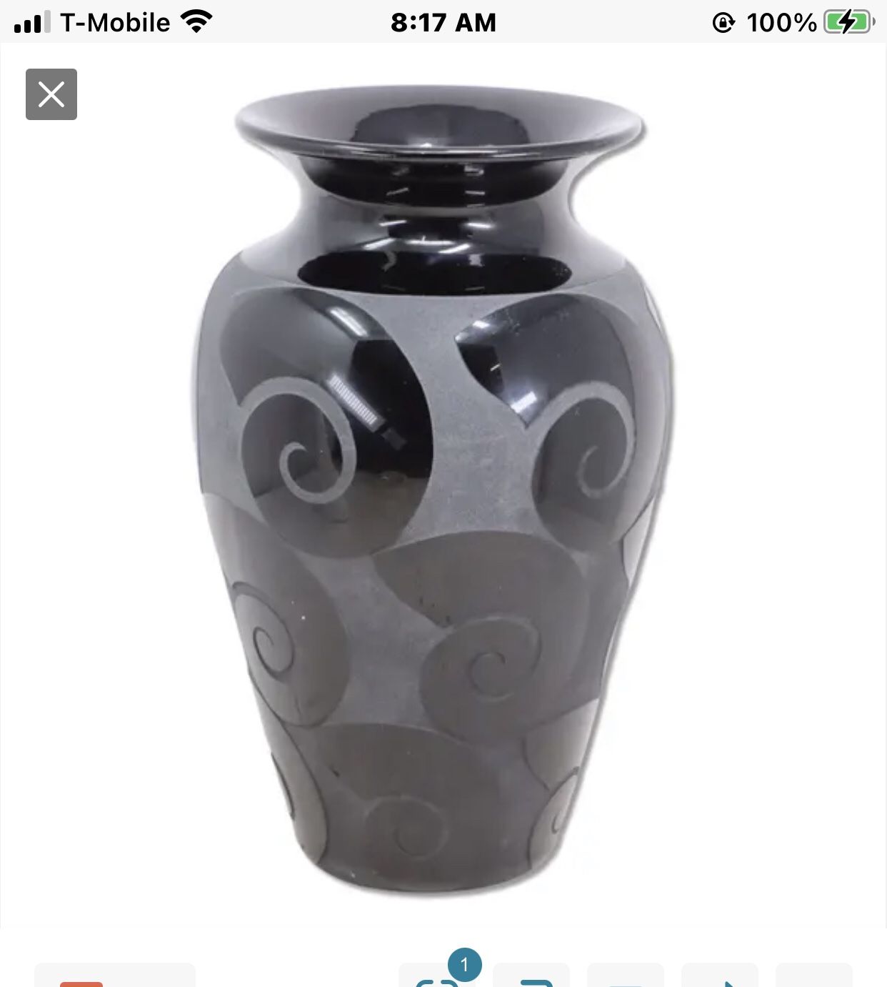 Corriea Art Glass Vase