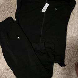 Black Polo Jogging Set Size  4x 