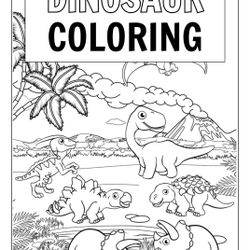 Dinosaur Coloring Book