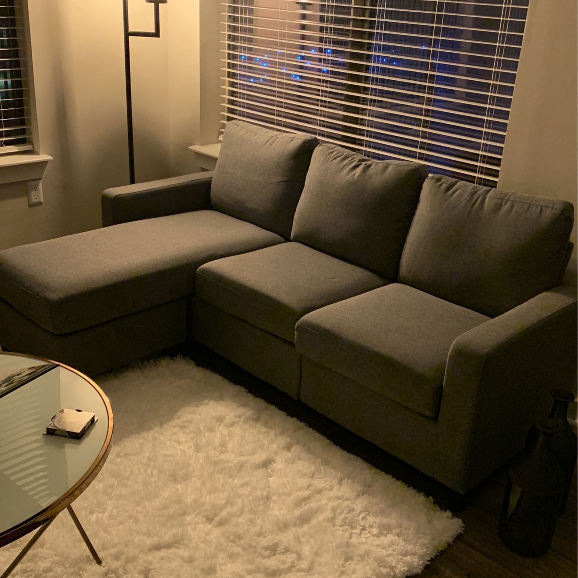 Gray Sectional 78’’