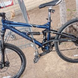 Haro Extreme X2 full-suspension mountain bike. 