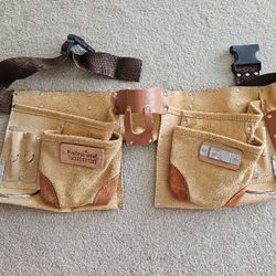 PROFESSIONAL PERFORMANCE LEATHER CONTRACTOR/FRAMER'S TOOL BELT