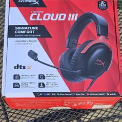 Hyperx Cloud III Gaming Headphones NEW 