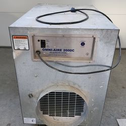 Omni-Aire 2000C HEPA Filter / Neg Air