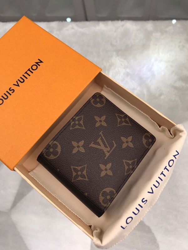 Brand New Authentic Louis Vuitton Monogram Macassar Canvas Gasper Multiple Wallet (Available now for pickup in NY & Shipment worldwide)