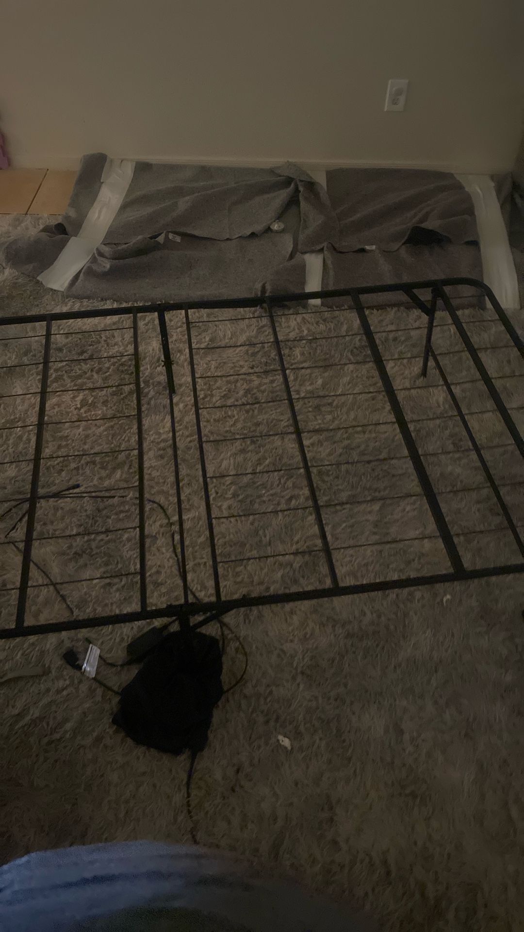 Twin Bed Frame And Twin Bed Likely New