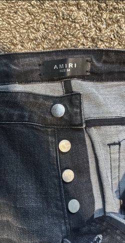 Amiri Jeans Rhinestone Patches Size 34