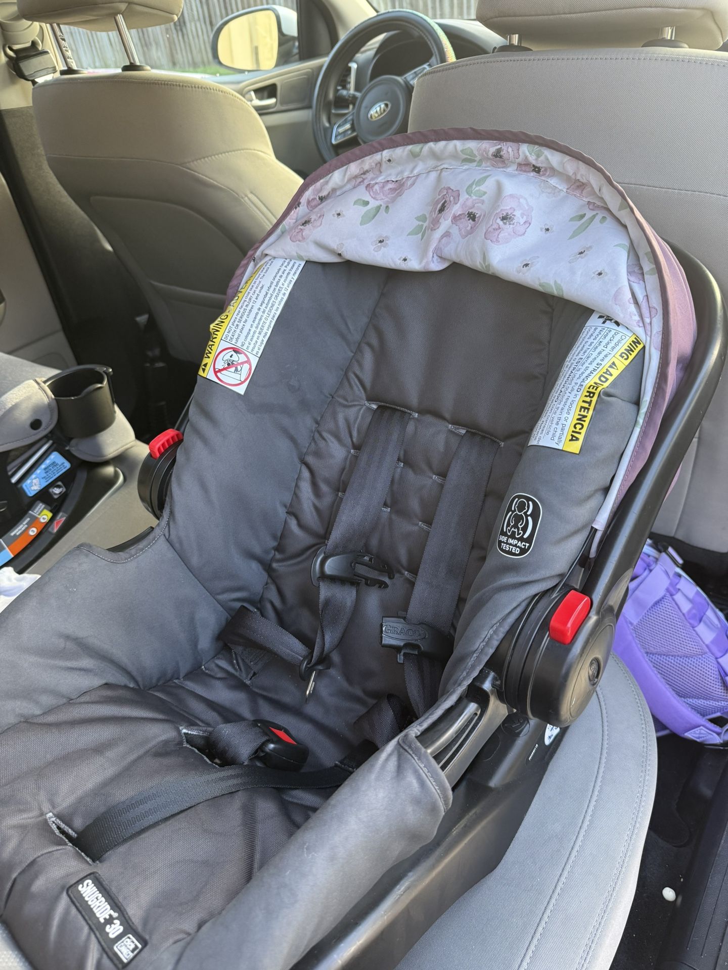 Car Seat With Base And Matching Stroller