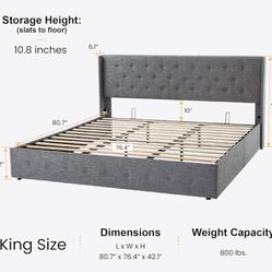 Brand New Tufted Bed Frame