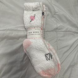 RAE DUNN FUZZY SOCKS BRAND NEW WITH TAGS NWT