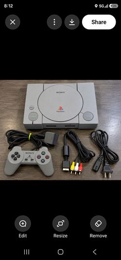 $80 - Pre-Owned Sony Playstation Console
1 Sony PlayStation Console,
1 Controller
Power Cord and AV Cable
system works, serious buyers don't waste