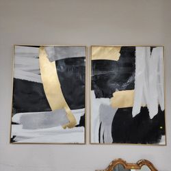 Set of decorative pictures
