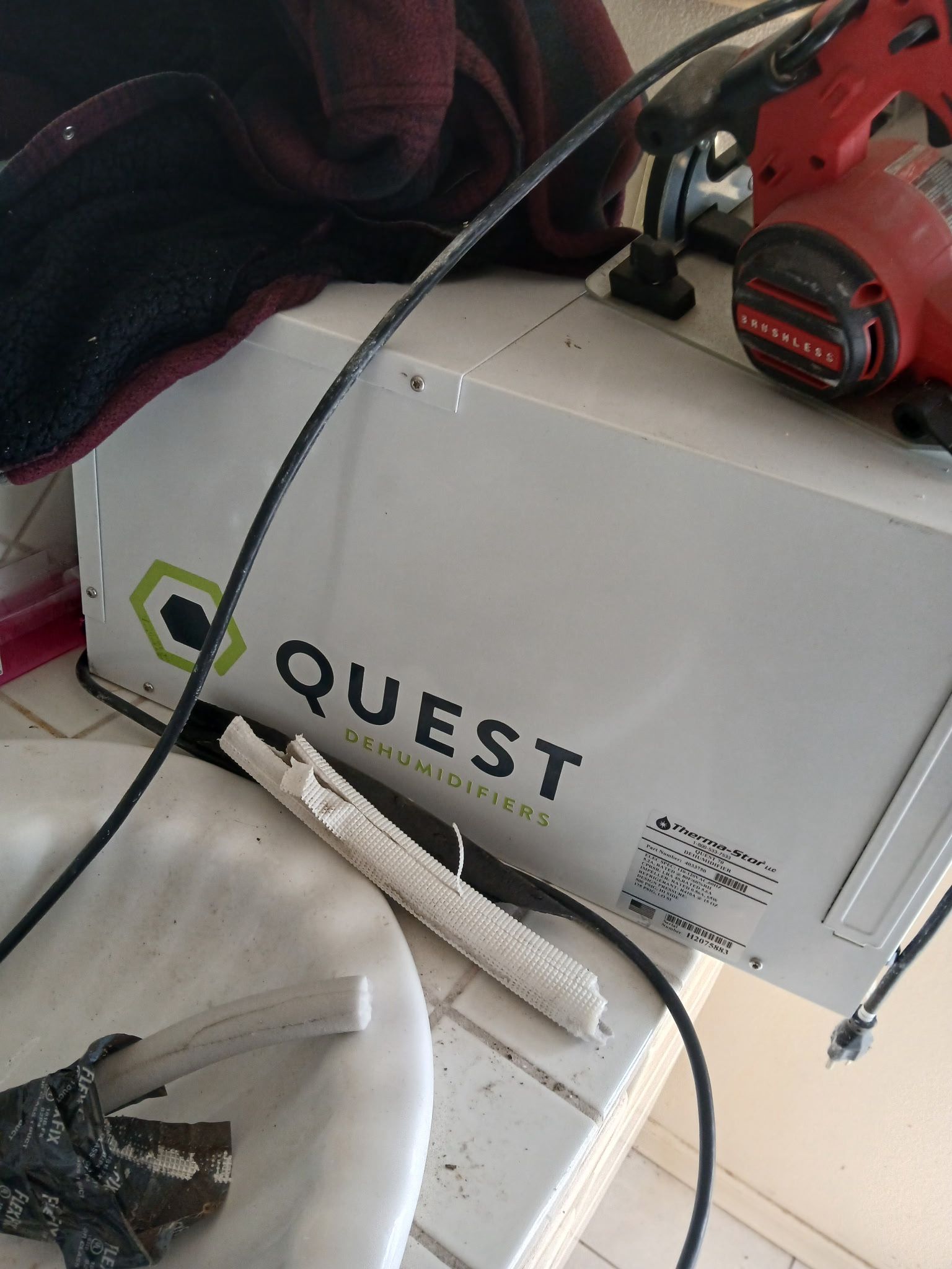 Quest 70 Pint Dehumidifier