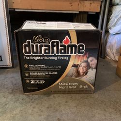 Duraflame Gold Brighter Burning Firelog Make Every Night Gold 9-pk Pack