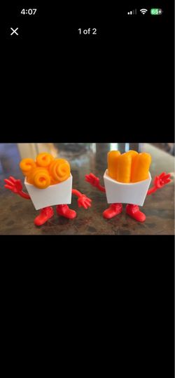 Arby’s Food Character Toy Figures Set of 2