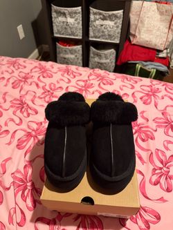 Ugg Disquette Slippers (BLACK)