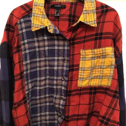 Forever 21 Cropped Flannel