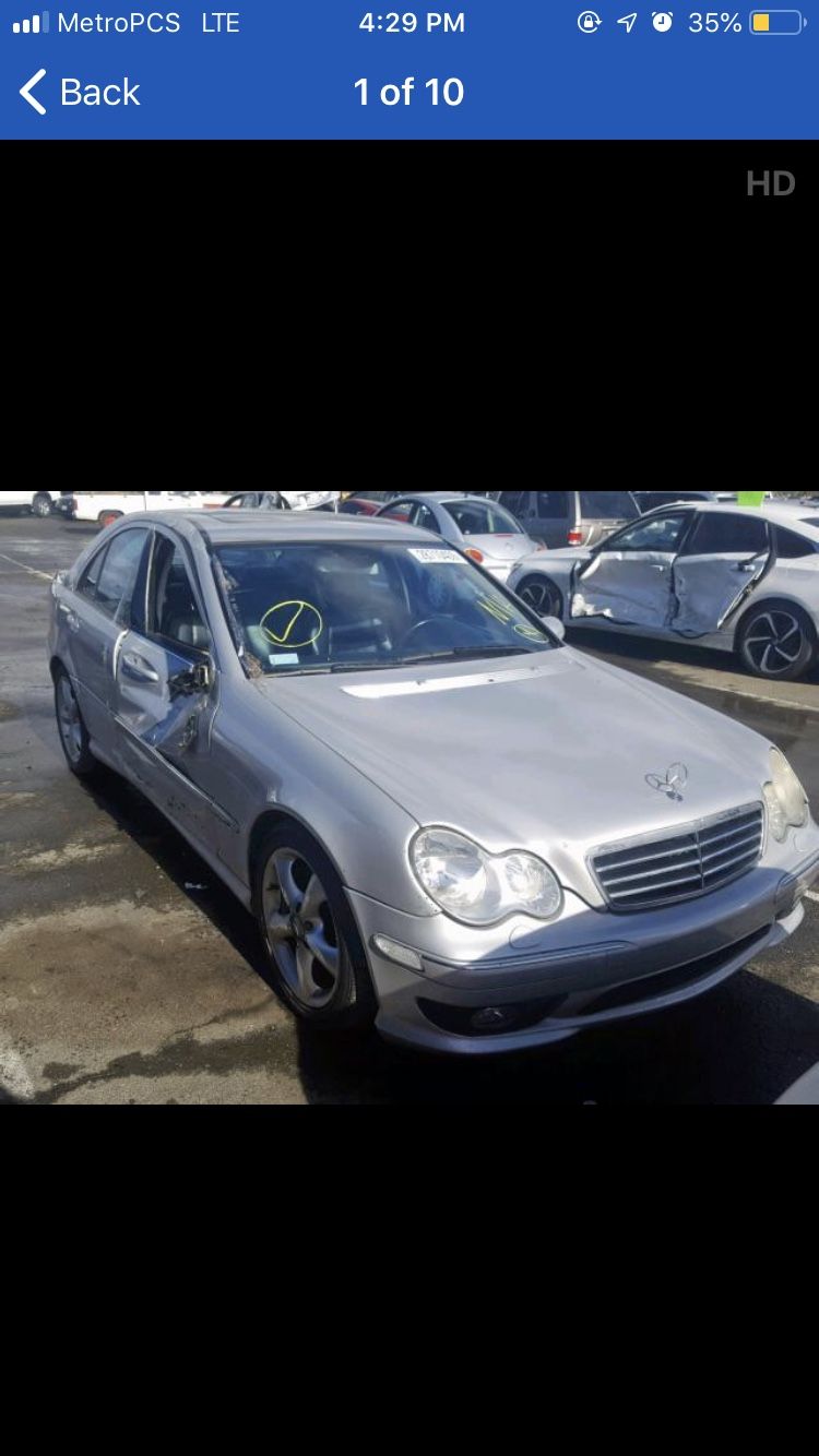 PARTS 2005 mercedes benz c230 parts